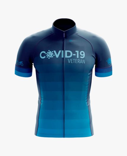 JERSEY DE CICLISMO COVID-19 AZUL UNISEX