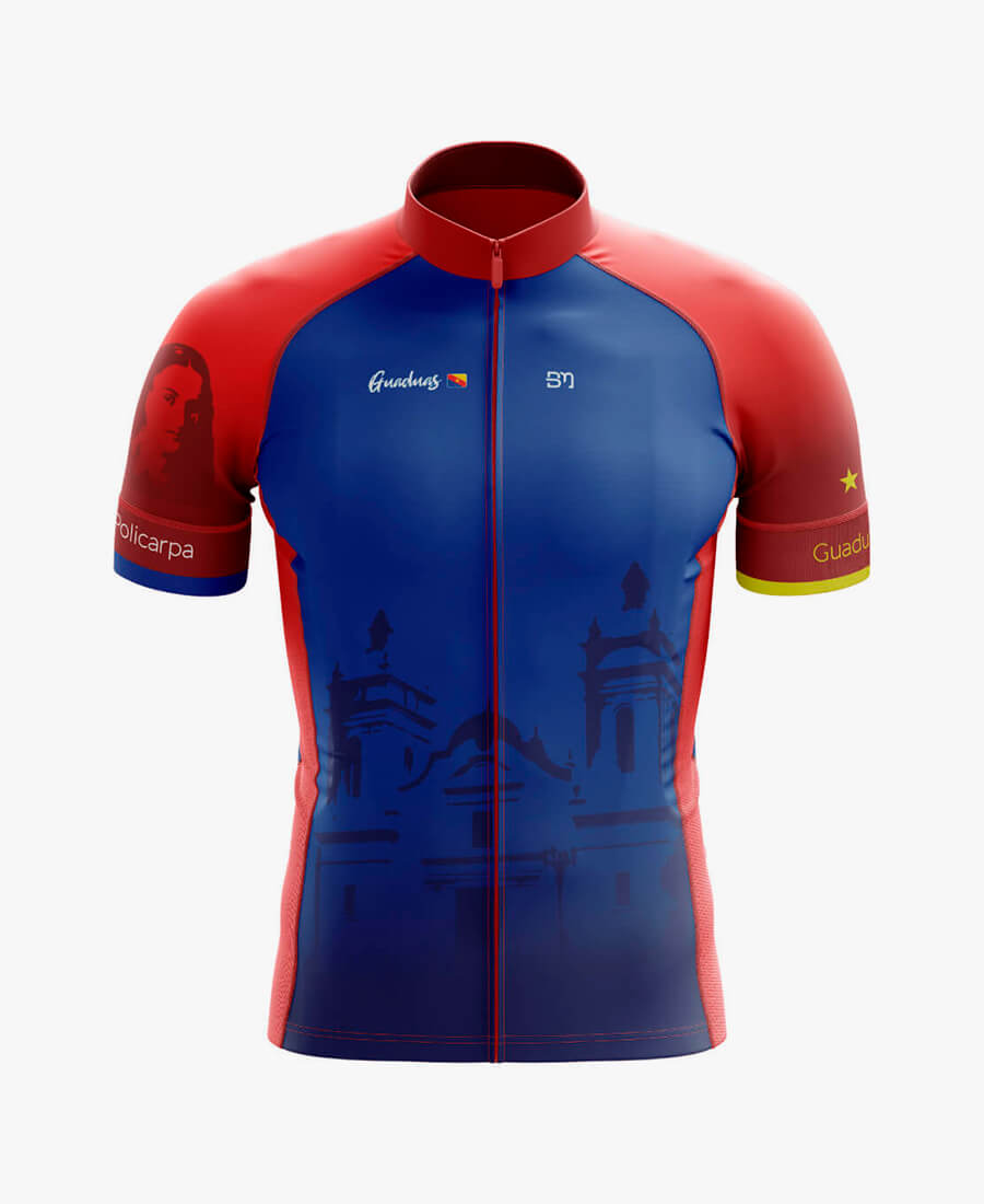 Jersey_de_Ciclismo_Guaduas_Azul_H_01 JERSEY DE CICLISMO GUADUAS AZUL UNISEX - Image 1