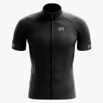 JERSEY DE CICLISMO NEGRO BASICO UNISEX