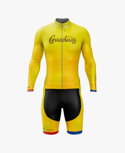 UNIFORME DE CICLISMO AMARILLO GUADUAS UNISEX