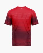 CAMISETA DE ATLETISMO ROJA DEGRADE UNISEX - Image 2