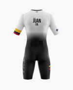 TRAJE DE TRIATLON BLANCO NEGRO UNISEX - Image 2