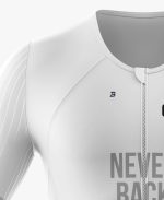 TRAJE DE TRIATLON BLANCO NEGRO DINAMICO UNISEX - Image 4